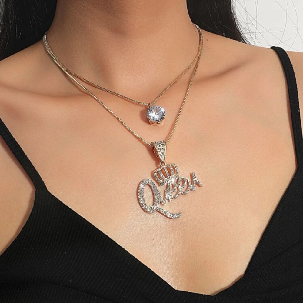 “Fix my crown” dual layer chain